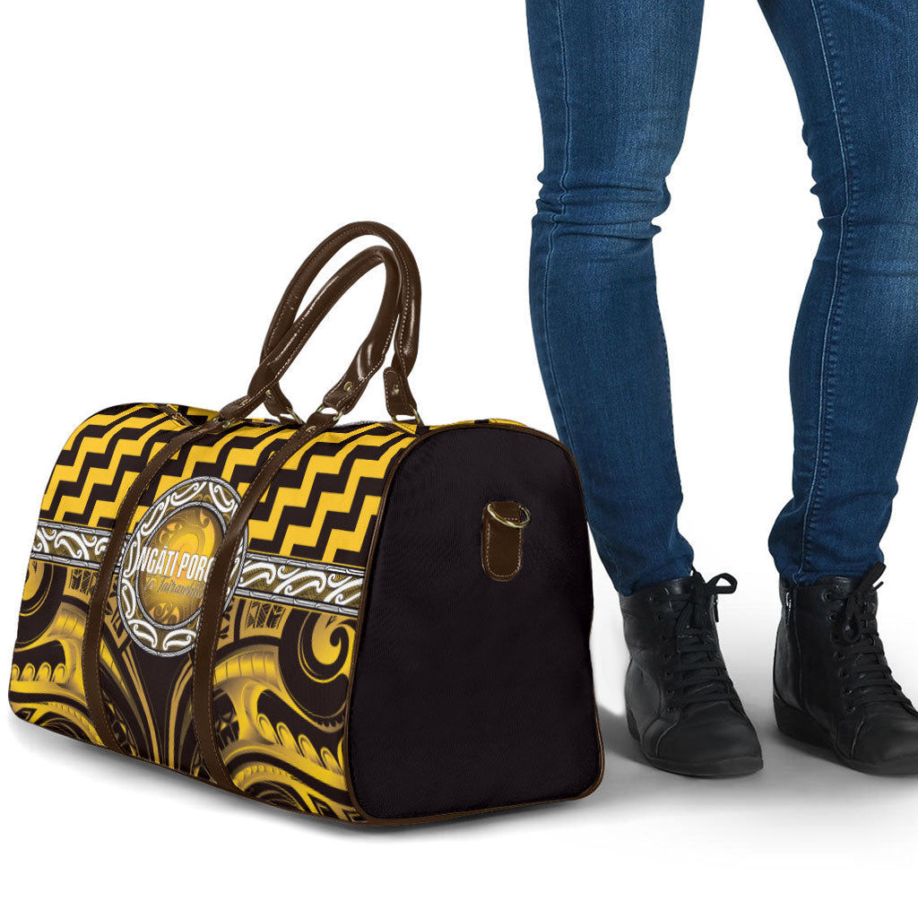 Aotearoa Ngati Porou Travel Bag Maori Iwi Poutama Puhoro Tattoo