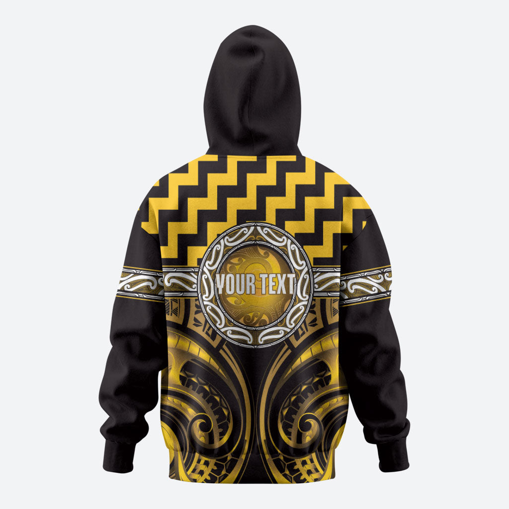 Aotearoa Ngati Porou Personalised Zip Hoodie Maori Iwi Poutama Puhoro Tattoo