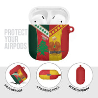 Rugby Papua New Guinea and Lebanon AirPods Case PNG Kumuls Cedars Together LT14 - Polynesian Pride