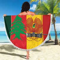 Rugby Papua New Guinea and Lebanon Beach Blanket PNG Kumuls Cedars Together LT14 - Polynesian Pride