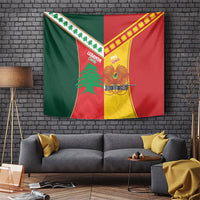 Rugby Papua New Guinea and Lebanon Tapestry PNG Kumuls Cedars Together LT14 Multicolor - Polynesian Pride