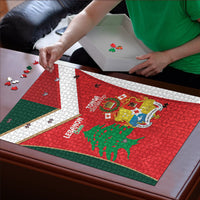 Rugby Tonga and Lebanon Puzzle Mate Maa Tonga Cedars Together
