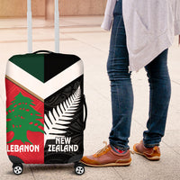 Rugby New Zealand and Lebanon Luggage Cover All Black Cedars Together LT14 Multicolor - Polynesian Pride