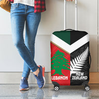Rugby New Zealand and Lebanon Luggage Cover All Black Cedars Together LT14 - Polynesian Pride