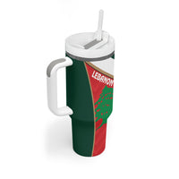 Rugby New Zealand and Lebanon Tumbler With Handle All Black Cedars Together LT14 - Polynesian Pride