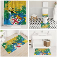 Malampa Fiji Day Bathroom Set 10 October Together We Grow Grunge Tapa Motifs LT14 - Polynesian Pride