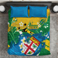 Malampa Fiji Day Bedding Set 10 October Together We Grow Grunge Tapa Motifs LT14 Multicolor - Polynesian Pride