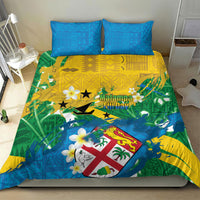 Malampa Fiji Day Bedding Set 10 October Together We Grow Grunge Tapa Motifs LT14 - Polynesian Pride