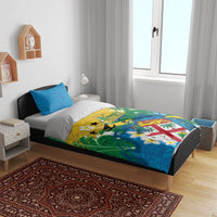 Malampa Fiji Day Bedding Set 10 October Together We Grow Grunge Tapa Motifs LT14 - Polynesian Pride