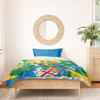 Malampa Fiji Day Bedding Set 10 October Together We Grow Grunge Tapa Motifs LT14 - Polynesian Pride