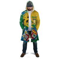 Malampa Fiji Day Cloak 10 October Together We Grow Grunge Tapa Motifs LT14 - Polynesian Pride