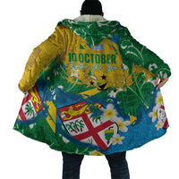 Malampa Fiji Day Cloak 10 October Together We Grow Grunge Tapa Motifs LT14 - Polynesian Pride