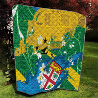 Malampa Fiji Day Quilt 10 October Together We Grow Grunge Tapa Motifs LT14 - Polynesian Pride