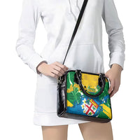 Malampa Fiji Day Shoulder Handbag 10 October Together We Grow Grunge Tapa Motifs LT14 - Polynesian Pride