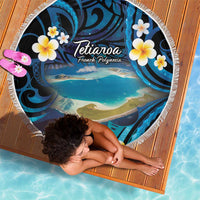 French Polynesia Tetiaroa Atoll Beach Blanket Polynesian Curves Style LT14 - Polynesian Pride