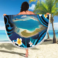 French Polynesia Tetiaroa Atoll Beach Blanket Polynesian Curves Style LT14 - Polynesian Pride