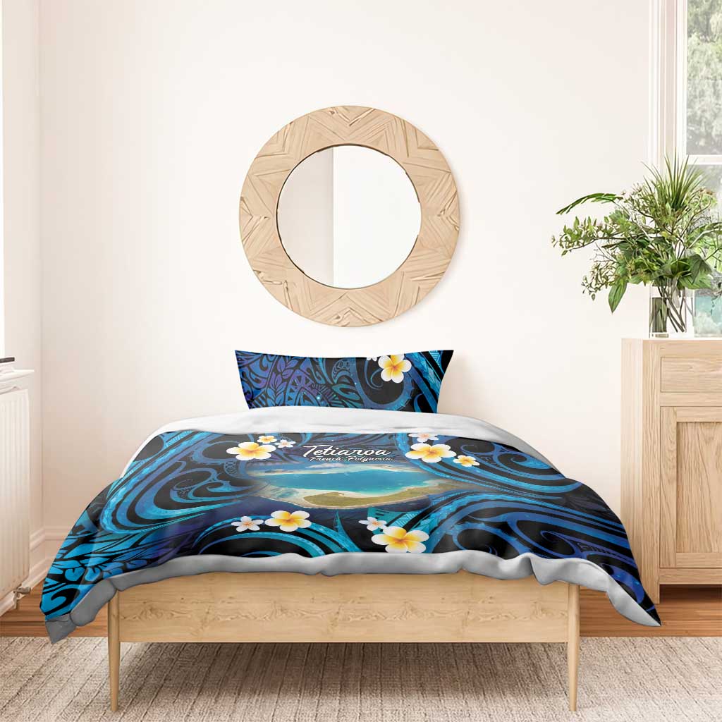 French Polynesia Tetiaroa Atoll Bedding Set Polynesian Curves Style LT14 - Polynesian Pride