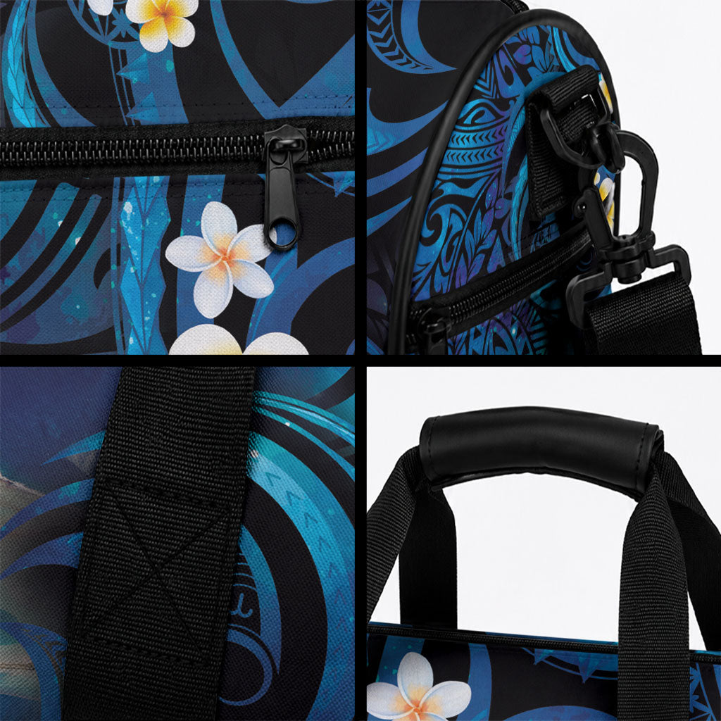 French Polynesia Tetiaroa Atoll Duffle Bag Polynesian Curves Style LT14 - Polynesian Pride