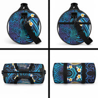 French Polynesia Tetiaroa Atoll Duffle Bag Polynesian Curves Style LT14 - Polynesian Pride