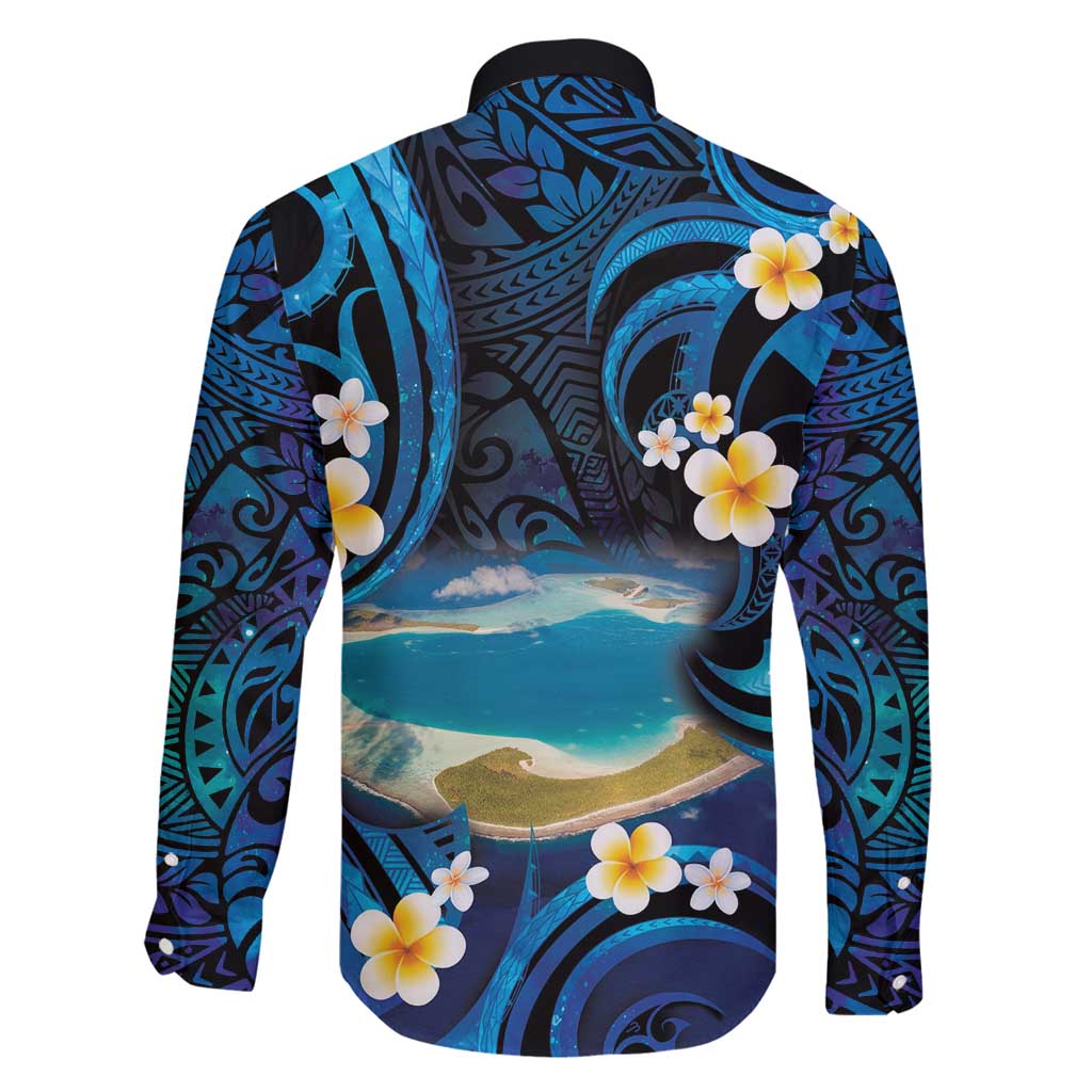 French Polynesia Tetiaroa Atoll Family Matching Tank Maxi Dress and Hawaiian Shirt Polynesian Curves Style LT14 - Polynesian Pride