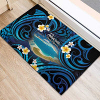 French Polynesia Tetiaroa Atoll Rubber Doormat Polynesian Curves Style LT14 - Polynesian Pride