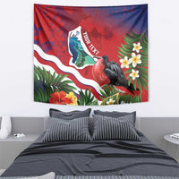 Personalised Kiribati Tarawa Atoll Tapestry Frigate Bird With Map Tropical Style LT14 - Polynesian Pride