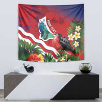 Personalised Kiribati Tarawa Atoll Tapestry Frigate Bird With Map Tropical Style LT14 - Polynesian Pride
