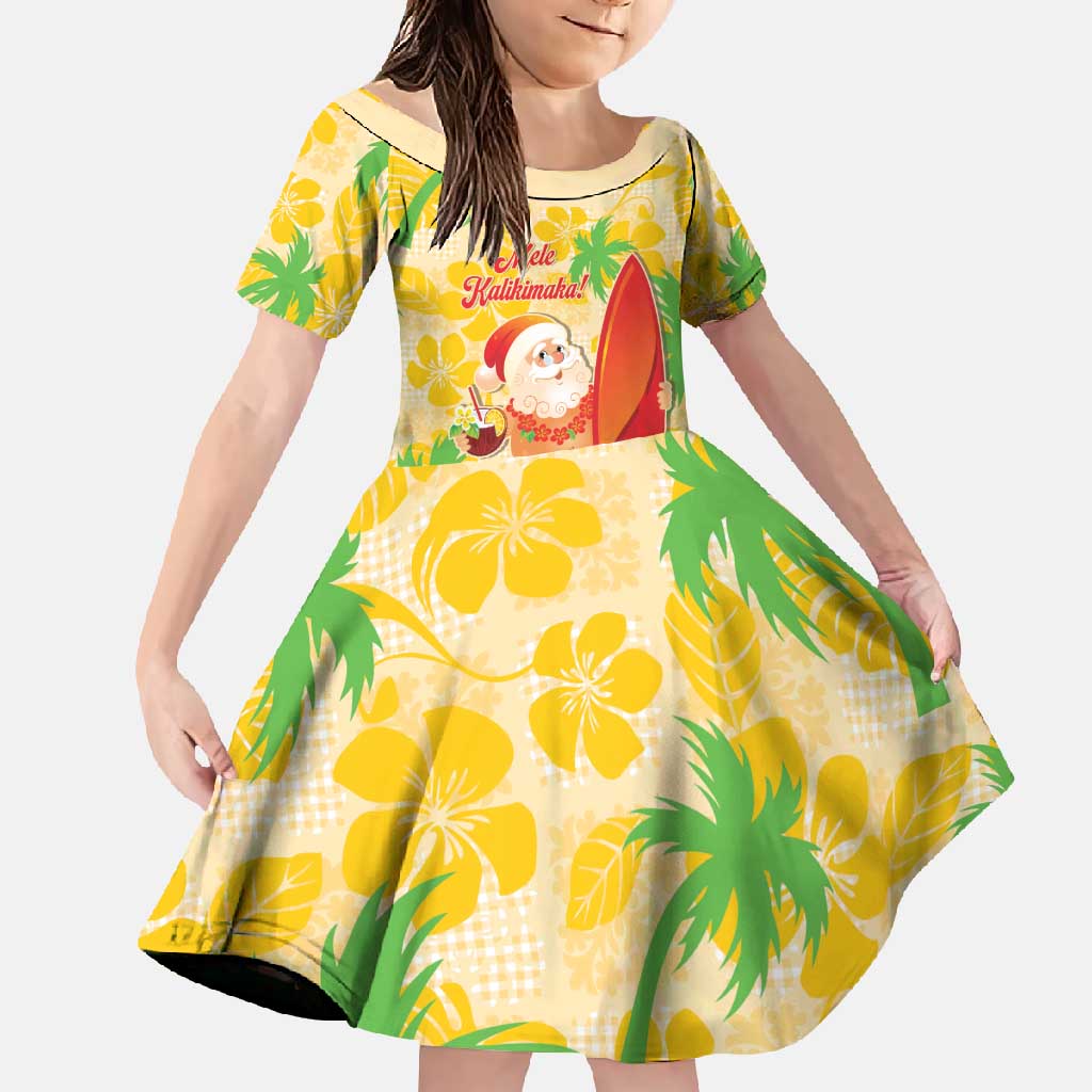 Aloha Hawaii Christmas Family Matching Summer Maxi Dress and Hawaiian Shirt Mele Kalikimaka Funny Santa Palaka Quilt Motifs - Polynesian Pride