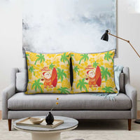 Aloha Hawaii Christmas Pillow Cover Mele Kalikimaka Funny Santa Palaka Quilt Motifs LT14 - Polynesian Pride