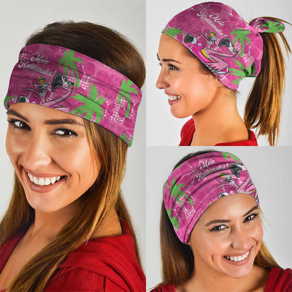 Aloha Hawaii Christmas Neck Gaiter Mele Kalikimaka Chill Flamingo Palaka Quilt Motifs LT14 - Polynesian Pride