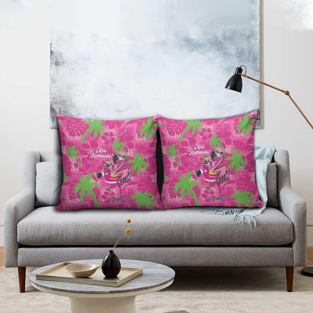 Aloha Hawaii Christmas Pillow Cover Mele Kalikimaka Chill Flamingo Palaka Quilt Motifs LT14 - Polynesian Pride