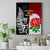 New Zealand And England Rugby Canvas Wall Art 2023 World Cup All Black Combine Red Roses LT14 Black - Polynesian Pride