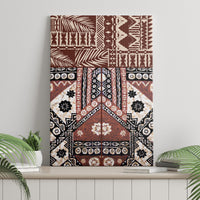 Bula Fiji Canvas Wall Art Unique Masi Tapa Pattern LT14 - Polynesian Pride