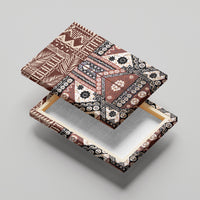 Bula Fiji Canvas Wall Art Unique Masi Tapa Pattern LT14 - Polynesian Pride