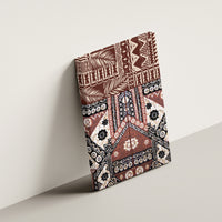Bula Fiji Canvas Wall Art Unique Masi Tapa Pattern LT14 - Polynesian Pride