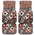 Bula Fiji Car Mats Unique Masi Tapa Pattern LT14