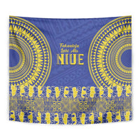 Fakaalofa Lahi Atu Niue Tapestry Siapo Pattern With Puakenikeni