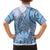 Niue Language Week Family Matching Summer Maxi Dress and Hawaiian Shirt The Rock Coconut Crab - Siapo Blue Pastel