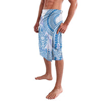 Niue Language Week Lavalava The Rock Coconut Crab - Siapo Blue Pastel