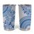 Niue Language Week Tumbler Cup The Rock Coconut Crab - Siapo Blue Pastel