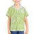 Lime Green Niue Language Week Family Matching Off Shoulder Short Dress and Hawaiian Shirt The Rock Coconut Crab - Siapo Pattern