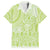 Lime Green Niue Language Week Family Matching Short Sleeve Bodycon Dress and Hawaiian Shirt The Rock Coconut Crab - Siapo Pattern