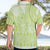 Lime Green Niue Language Week Hawaiian Shirt The Rock Coconut Crab - Siapo Pattern