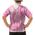 Pink Niue Language Week Family Matching Mermaid Dress and Hawaiian Shirt The Rock Coconut Crab - Siapo Pattern