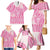 Pink Niue Language Week Family Matching Mermaid Dress and Hawaiian Shirt The Rock Coconut Crab - Siapo Pattern