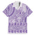 Purple Niue Language Week Family Matching Mermaid Dress and Hawaiian Shirt The Rock Coconut Crab - Siapo Pattern