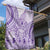 Purple Niue Language Week Garden Flag The Rock Coconut Crab - Siapo Pattern