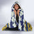 Tokelau Language Week Hooded Blanket Tokelauan Tuluma With Gardenia Thunbergia