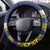 Tokelau Language Week Steering Wheel Cover Tokelauan Tuluma With Gardenia Thunbergia