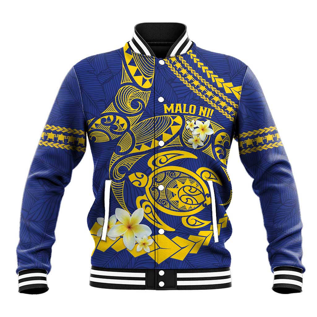 Te Vaiaho o te Gagana Tokelau Baseball Jacket Polynesian Turtle - Malo Ni!
